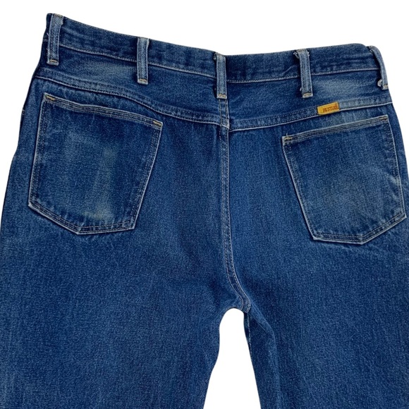 Vintage Rustler Jeans, Authentic Distressing and Grunge, Made in the USA - Picture 11 of 14